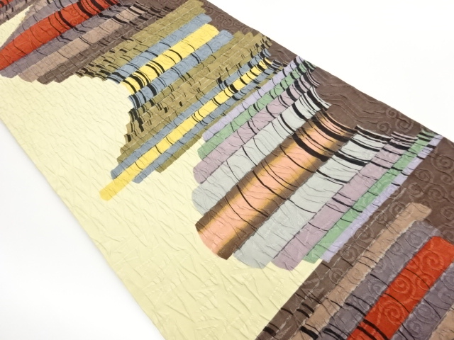 JAPANESE FUKURO OBI / ABSTRACT STRIPE